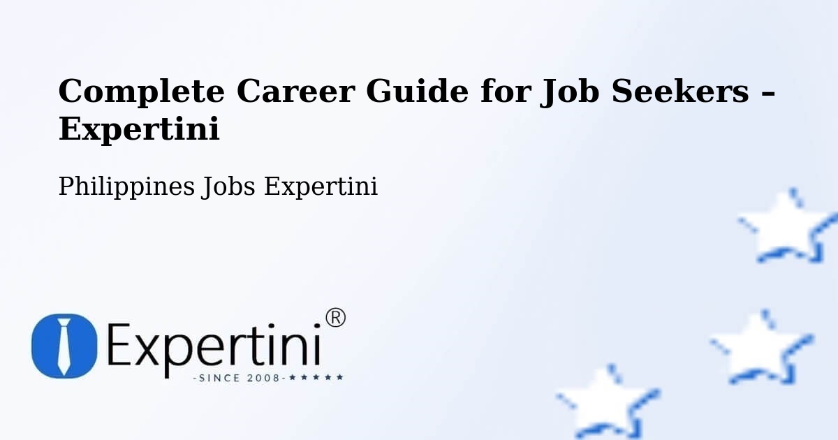 Career Guide for Job Seekers – Lambakin - Lambakin, Philippines Jobs Expertini