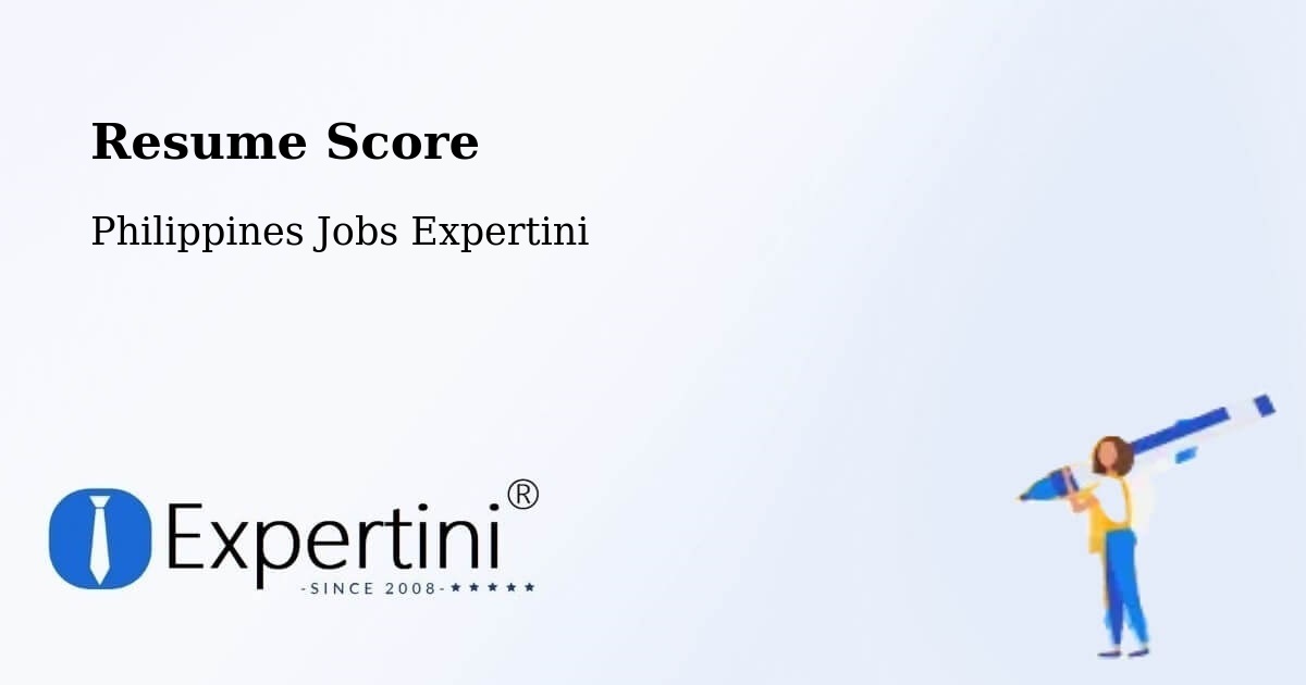 Resume Score & Job Description Match Tool – Lambakin - Philippines Jobs Expertini